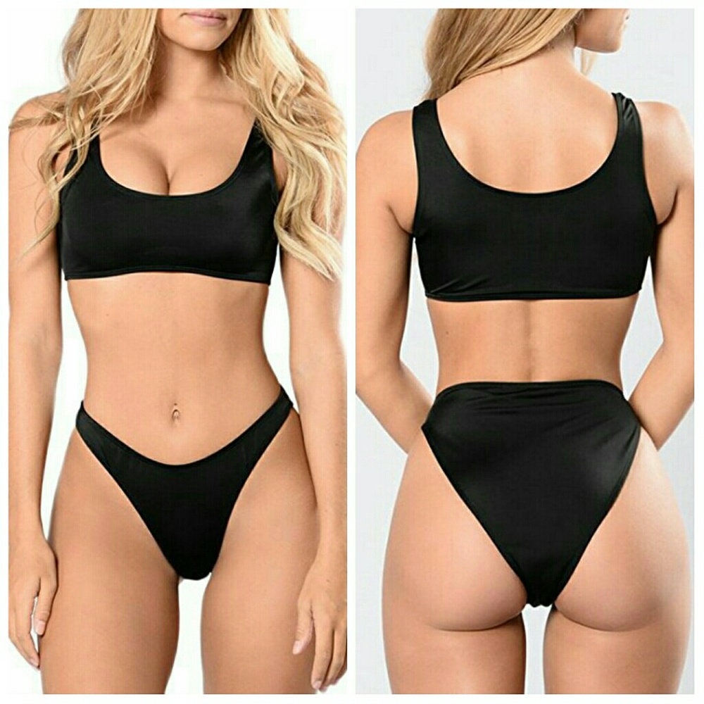 Sport Crop Cheeky Bikini